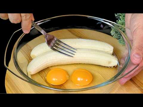 ❗️Hast du 2 Bananen und 2 Eier? Das Bananendessert, über das alle reden!