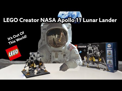 LEGO Creator 10266 NASA Apollo 11 Lunar Lander Review - Its Out Of This World!