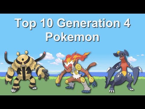 Top 10 Generation 4 Pokemon