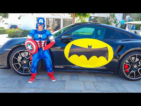 Vlad et histoire de la voiture de super-héros