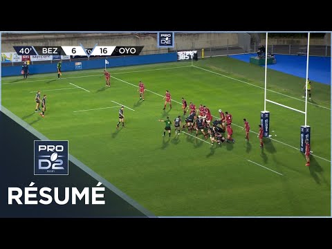 PRO D2 - Résumé AS Béziers Hérault-Oyonnax Rugby: 23-29 - J8 - Saison 2020/2021