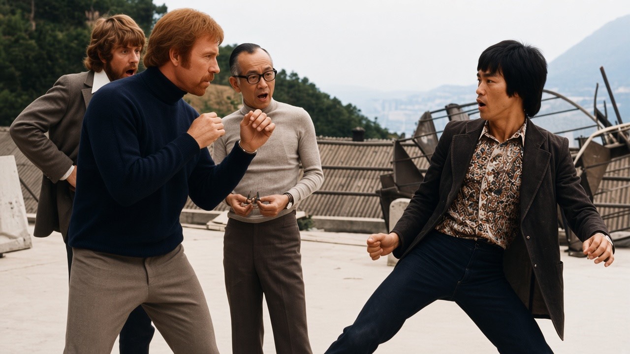 The Footage We Never Thought We Would Ever See Is Here! Bruce Lee VS Chuck Norris【FULL FIGHT】