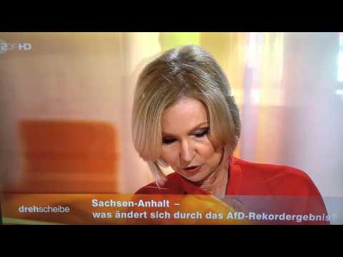 ZDF drehscheibe Live Kollaps Zusammenbruch Ohnmacht Schwächeanfall von Moderatorin