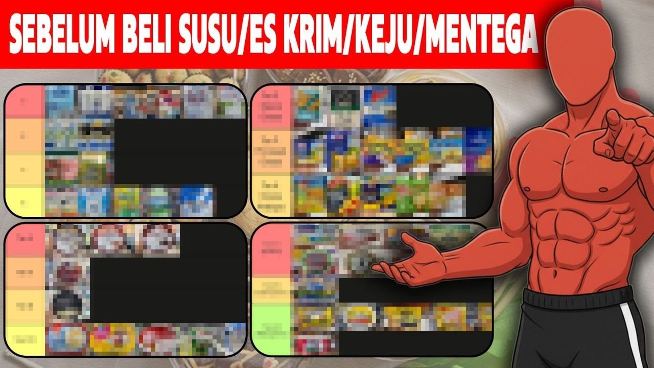 Membongkar Merk Susu & Turunannya (Es Krim + Keju + Mentega). Mana Yang Asli, Mana yang Campuran