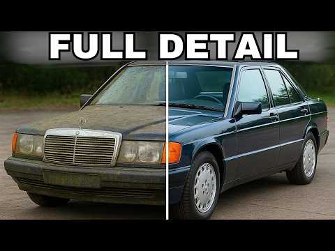 Mercedes 190e W201 Full Detail Restoration!