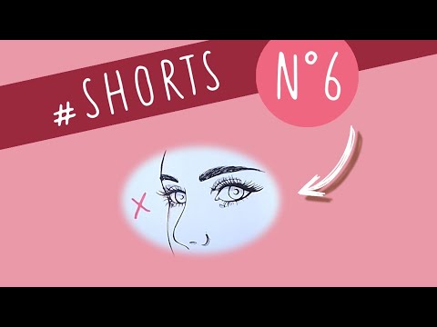 Tuto dessin 3/4 ne faites plus cette erreur ! #shorts