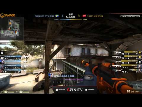 NiP vs.Dignitas | Viertelfinale, Gfinity G3 Lan | de_inferno Map 2