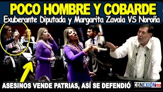 Se hace la trifulca, Noroña Vs Margarita Zavala y exuberante mujer que la acompañaba, aprueban presu