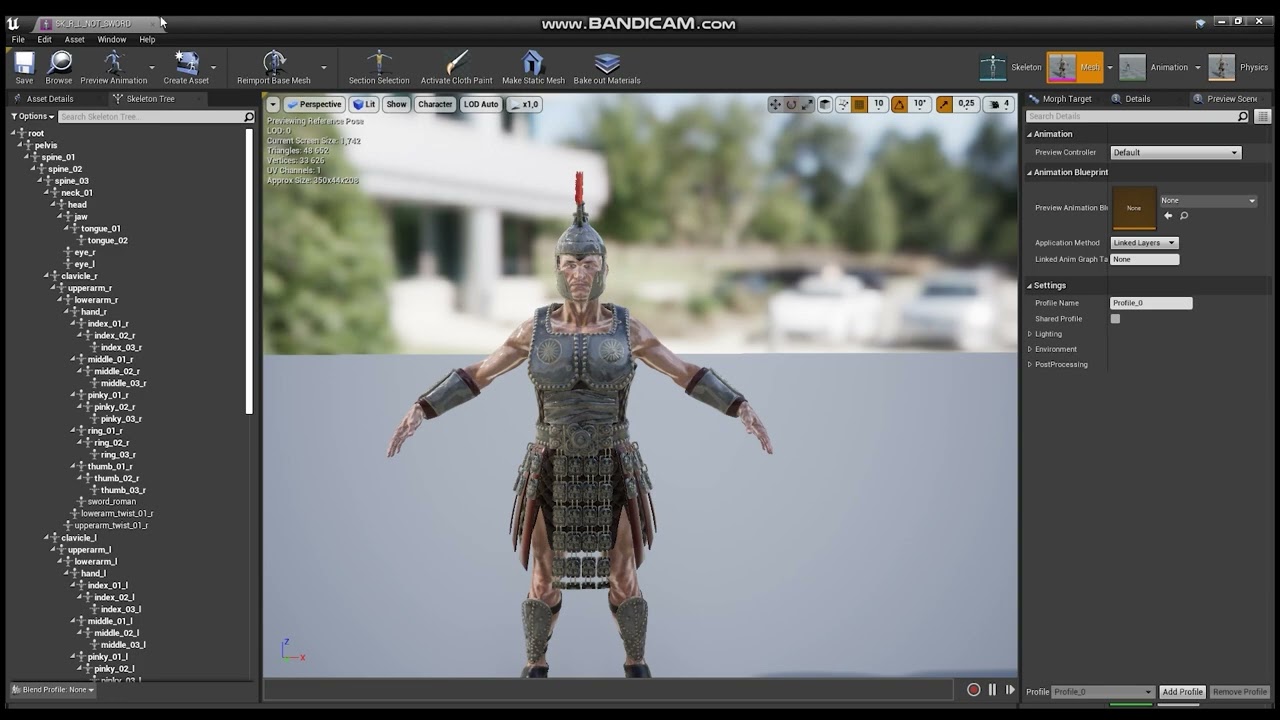 Roman legionary 3D Model