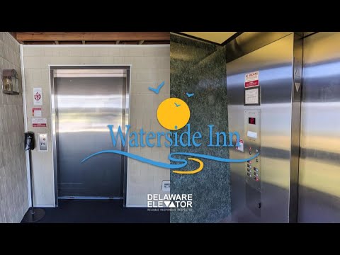 Scenic Delaware hydraulic elevator at the Waterside Inn in Chincoteague VA