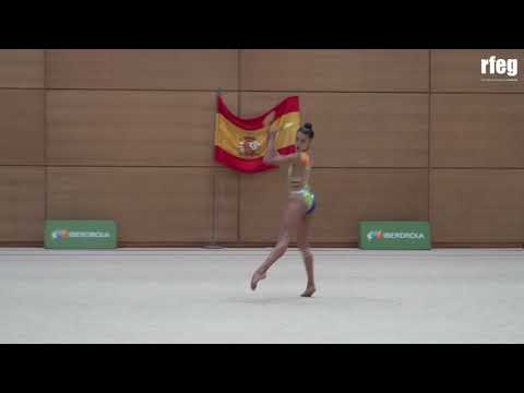 Salma Solaun (ESP) clubs junior - 2nd online rhythmic gymnastics tournament