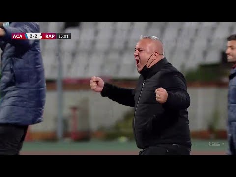 REZUMAT | Academica Clinceni - Rapid 2-3. Nebunie de meci. Echipa lui Chirilă a condus la pauză
