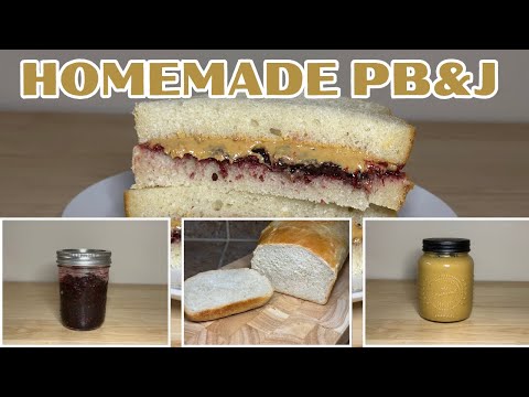 Homemade Peanut Butter and Jam Sandwich: Classic Comfort Completely From Scratch!