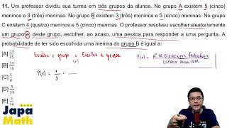 Prova Resolvida EsPCEx(2025 - 2026) - Matemática - Questão 11