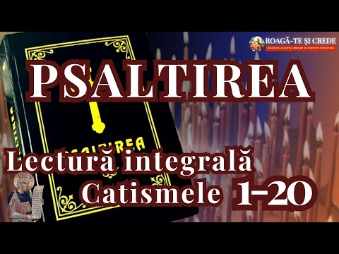 Psaltirea completă | 7 ore de rugăciune și priveghere | Lectură integrală – Roagă-te și crede