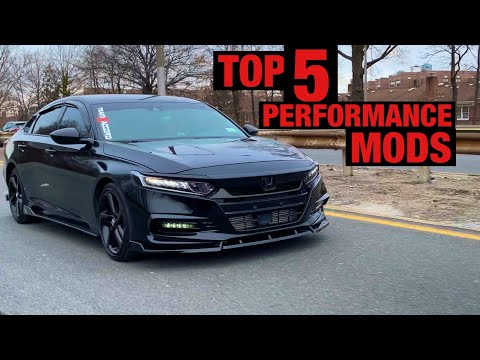 2018-2020 honda accord sport 1.5t top 5 mods