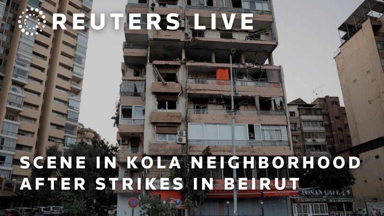 LIVE: Scene in Kola neighborhood after strikes in Beirut | REUTERS