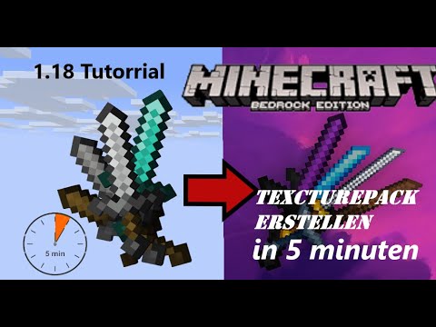 Create Your Own Custom Minecraft Bedrock TexturePack in 5 Minutes (Bedrock 1.19) Tutorial