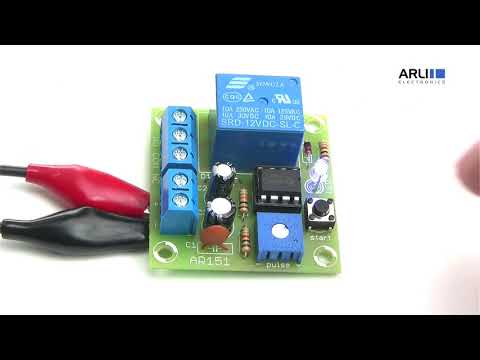 AR151 Wyłącznik czasowy z przekaźnikiem, timer