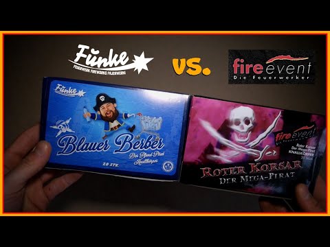 Blauer Berber vs. Roter Korsar 🧨 | GreatFireworks