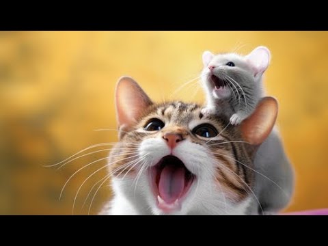 THE MOUSE AND CAT SHORT STORY IN ENGLISH😺
