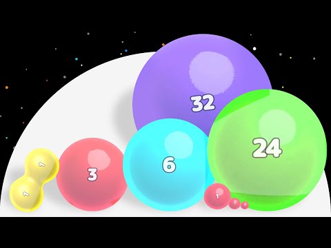 Max Level Number Ball! - MELTY BUBBLE 3D (Colorful ASMR Gameplay) #gameluctus