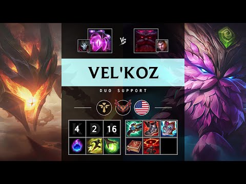 Vel'Koz Support vs Ornn - NA Grandmaster Patch 25.16