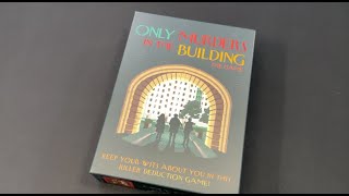 TDG: Only Murders in the Building: The Game unboxing with Ray