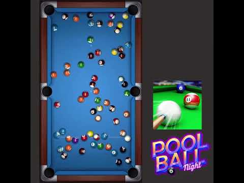 210304 PoolBallNight 录屏广告C06 2 修改细节 英语 1000x1000 15s 为台球大师准备的游戏！ 超多球