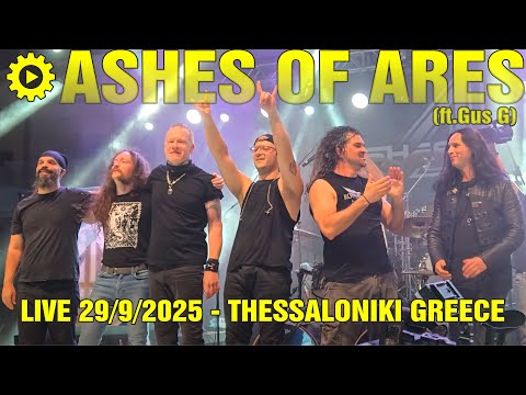 ASHES OF ARES - Live 29/9/2025 in Thessaloniki Greece 
