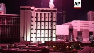 Famous Las Vegas hotel and Casino demolished