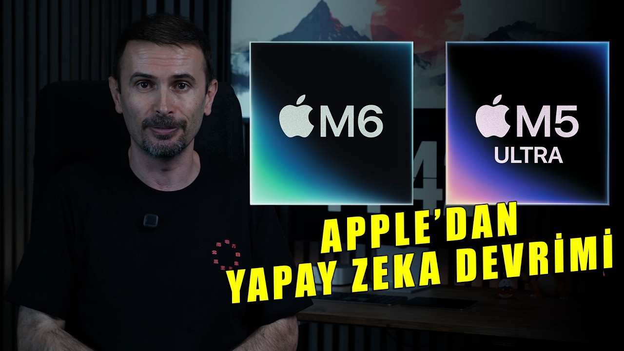 Karşınızda Apple Silicon M6 ve M5 ULTRA | YAPAY ZEKA DEVRİMİ |