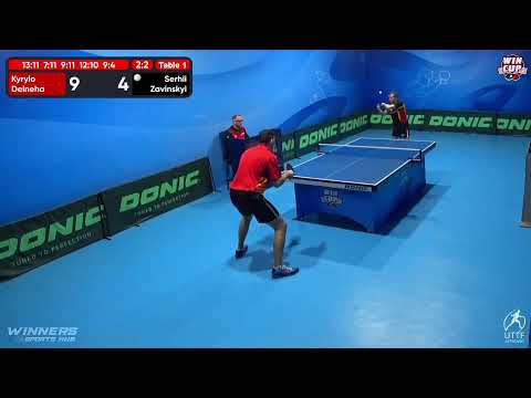 11:00 Kyrylo Deineha 3-2 Serhii Zavinskyi West 1 WIN CUP 28.11.2022 | TABLE TENNIS WINCUP