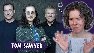 I can't stay away! Vocal coach reaction and analysis featuring Rush's Tom Sawyer