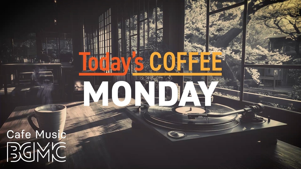 MONDAY COFFEE: Cozy Spring Café Jazz ☕ Smooth Piano & Bossa Nova for Work & Study