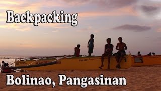 preview picture of video 'Backpacking Bolinao, Pangasinan Philippines - Day 1 (  I ♥ TANSYONG TV & Biyahe Ni Juan)'