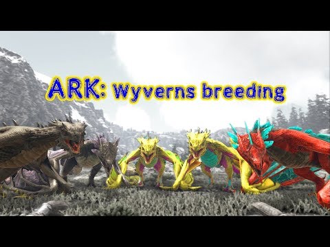 ARK Wyverns breeding and Rexs