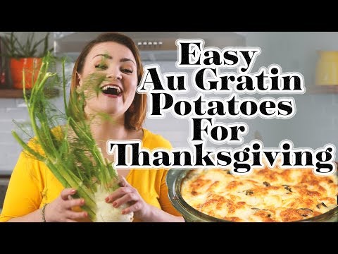Easy Au Gratin Potatoes- Perfect For Thanksgiving!