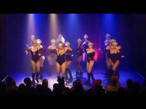 Adv Neo Burlesque students perform We Appreciate Power - The Bombshell Burlesque Academy