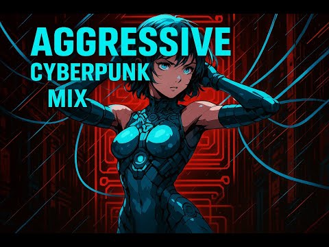 1-Hour Aggressive Cyberpunk Metal • DarkSynth / Industrial | Epic Sci-Fi Gaming & Workout Music 2025