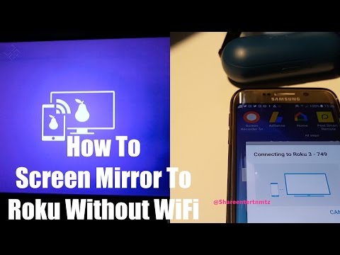 YouTube video about: Can you screen mirror without wifi roku?