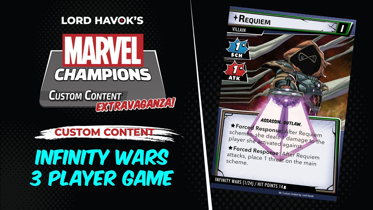 Marvel Champions Custom Content - Infinity Wars 3 player