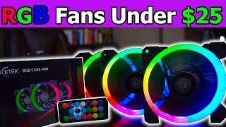 Cheap RGB Fans for PC - IceTek Unboxing and Review