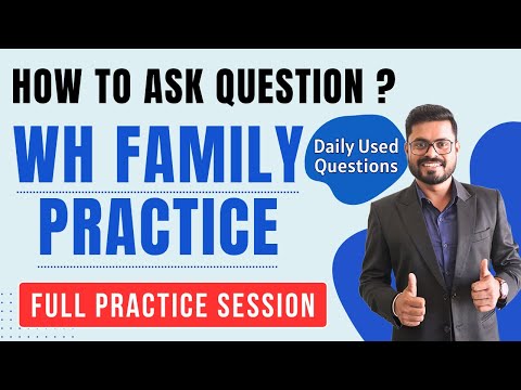 Quick Revision of Wh Family Words How to Ask Questions English Speaking Practice