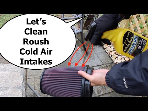 How to Clean Roush Dry Air Intake