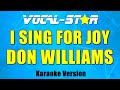 Don Williams - I Sing For Joy (Karaoke Version) with Lyrics HD Vocal-Star Karaoke