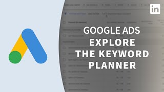 Google Ads Tutorial - Explore the Keyword Planner