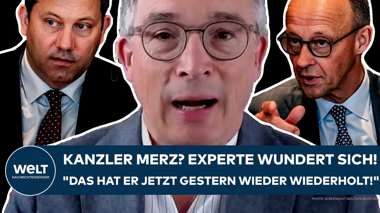 DEUTSCHLAND: Kanzler Merz? Experte wundert sich! "Das hat er jetzt gestern wieder wiederholt!"