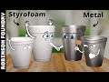 Turn Styrofoam cups into METAL - Experimental metal Casting - Lost foam casting