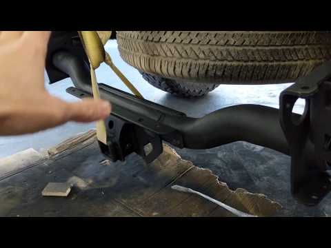 HOW TO PUT ON A TOW HITCH FOR TOYOTA TUNDRA